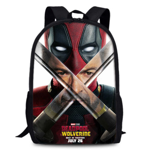 And Deadpool Wolverine Backpack 15inch Spacious School Bag For Students on OnBuy