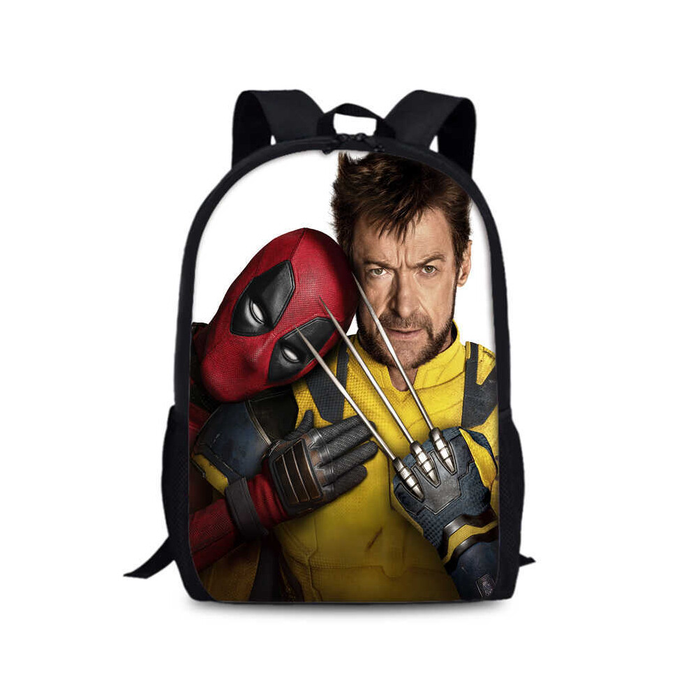 And Deadpool Wolverine Backpack 15inch Spacious School Bag For Students on OnBuy