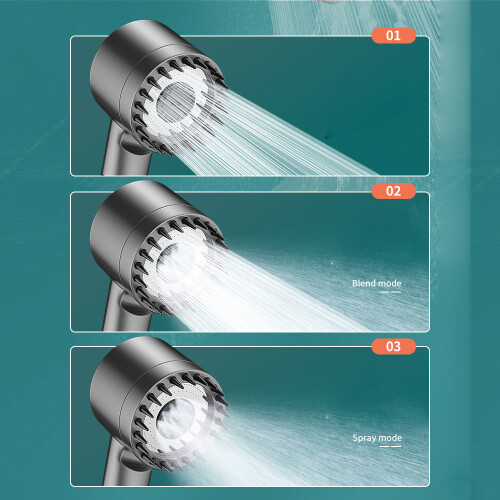 Pressurized shower head bathroom bath filter shower head 1