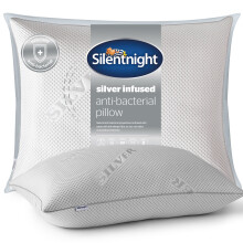 Silentnight Wellbeing Silver Infused Pillow, Anti Allergy
