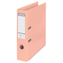 (1, Solea Peach) Esselte A4 Lever Arch File, 75mm Spine, 500-Sheet