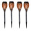 LED Small Flame Solar Light Outdoor Garden (6 Pack), Torches Flame Effect 3