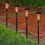 LED Small Flame Solar Light Outdoor Garden (6 Pack), Torches Flame Effect 7