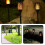 LED Small Flame Solar Light Outdoor Garden (6 Pack), Torches Flame Effect 8