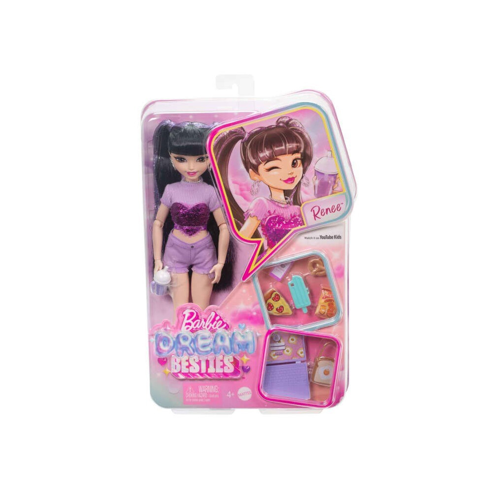 Mattel Barbie Doll Dream Besties Renee Hyc24 /4