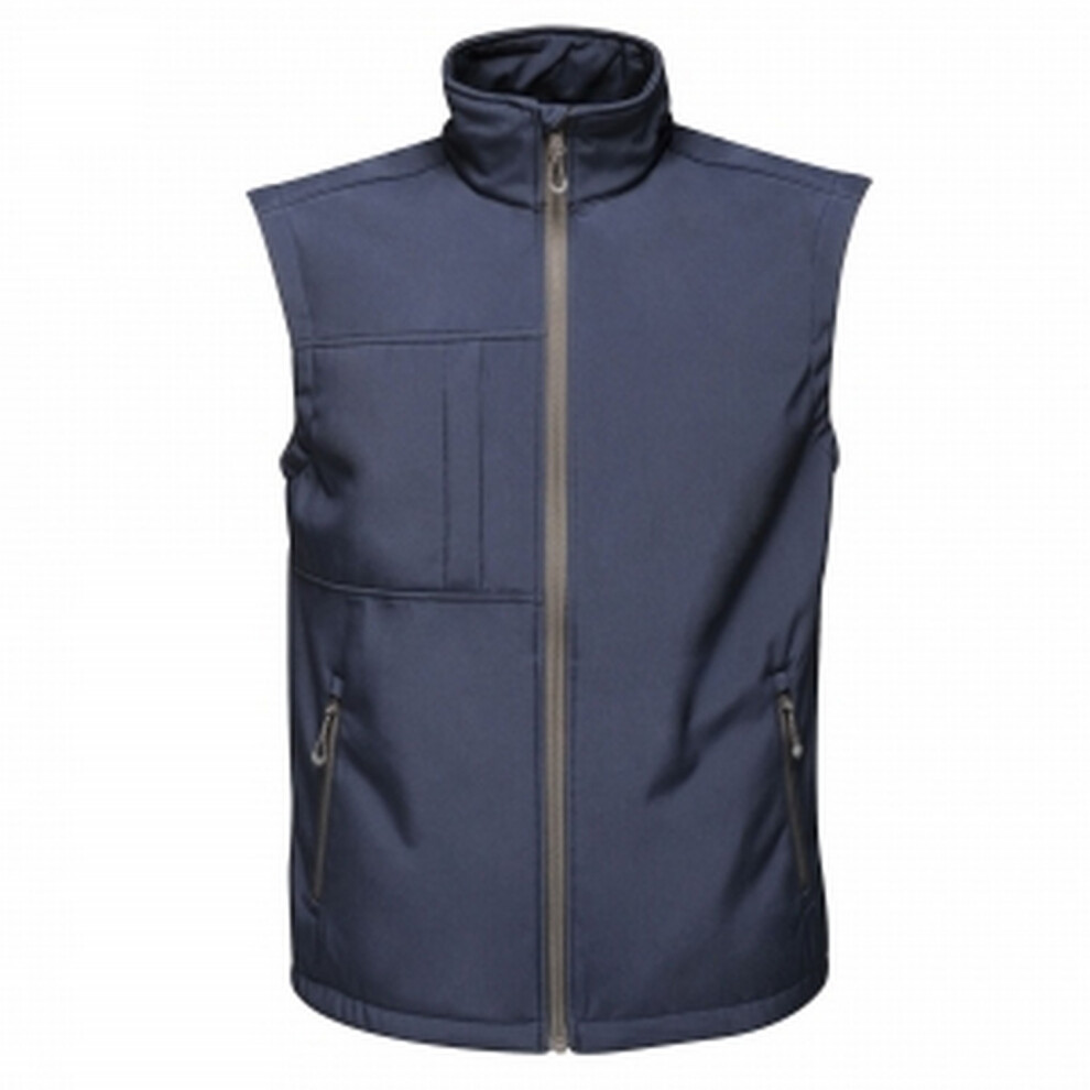 (XS, Navy) Regatta Mens Octagon 3 Layer Printable Softshell Bodywarmer