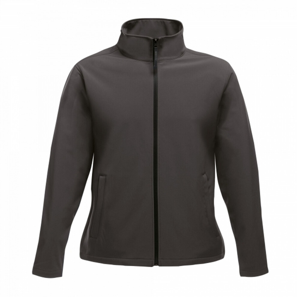 (20 UK, Seal Grey/Black) Regatta Womens/Ladies Ablaze Printable Softshell Jacket