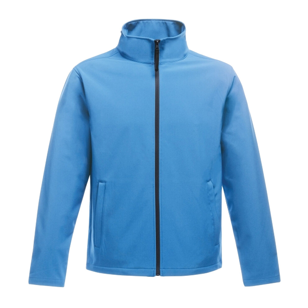 (14 UK, French Blue/Navy) Regatta Womens/Ladies Ablaze Printable Softshell Jacket