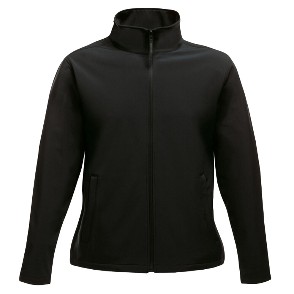 (16 UK, Black/Black) Regatta Womens/Ladies Ablaze Printable Softshell Jacket