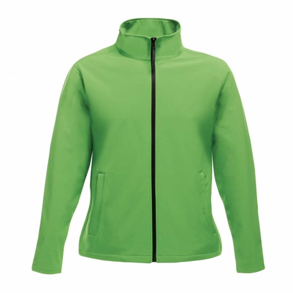 (16 UK, Extreme Green/Black) Regatta Womens/Ladies Ablaze Printable Softshell Jacket