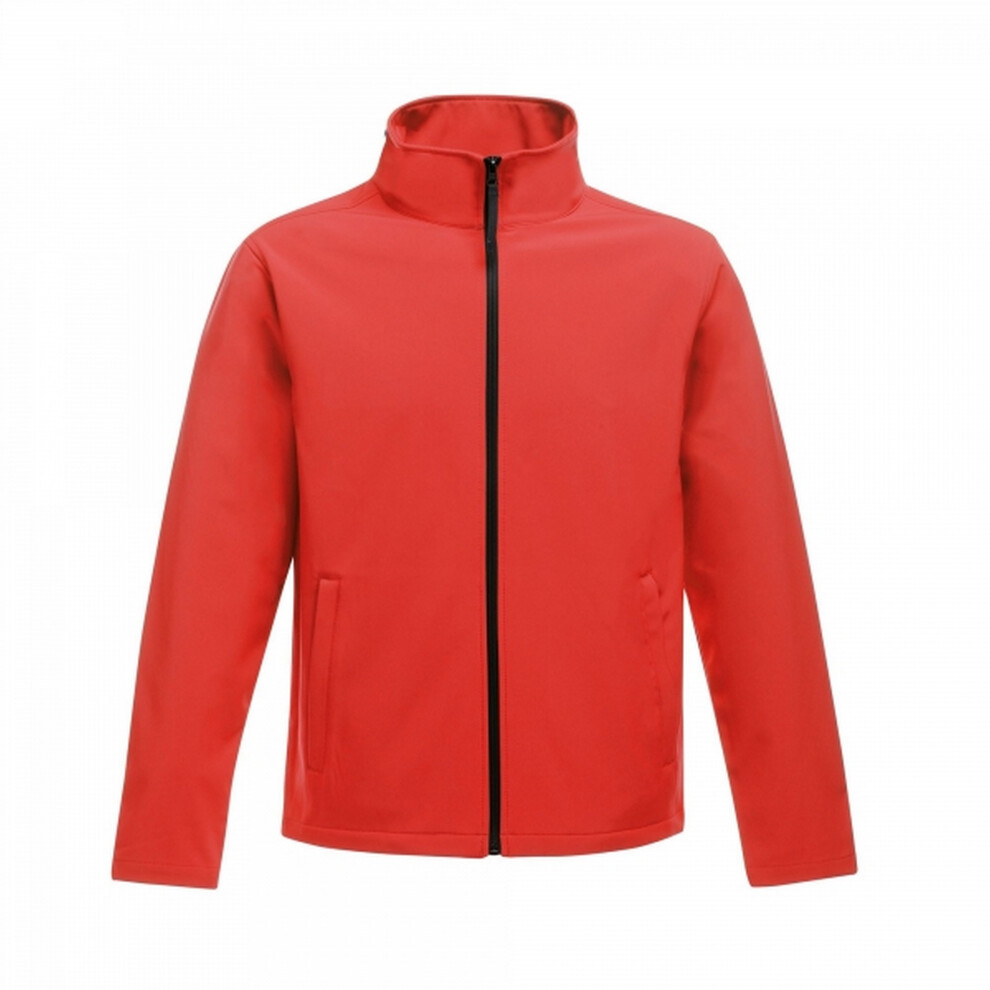 (12 UK, Classic Red/Black) Regatta Womens/Ladies Ablaze Printable Softshell Jacket