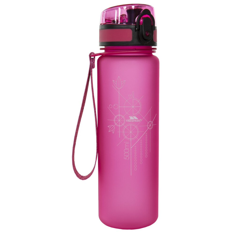 Trespass Flintlock Sports Bottle - Pink - Size: ONE Size