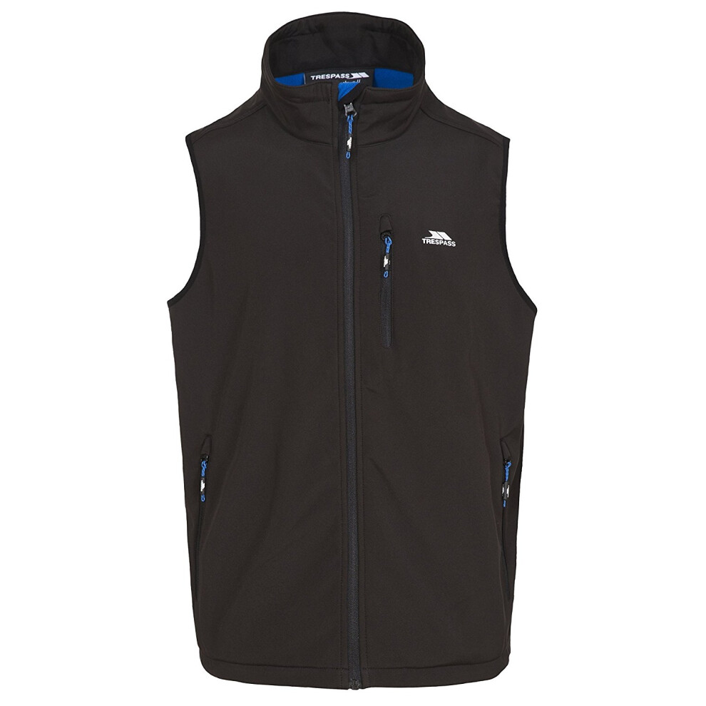 (L, Black) Trespass Mens Vassus Soft-shell Jacket