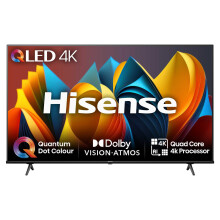 Hisense 75E7NQTUK 75" 4K QLED Smart TV 60Hz Refresh Rate with Freely