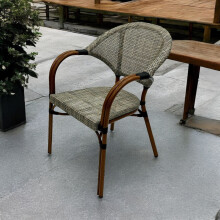 Deluxe Rattan Garden Armchair, Fabric Rattan Garden Chairs