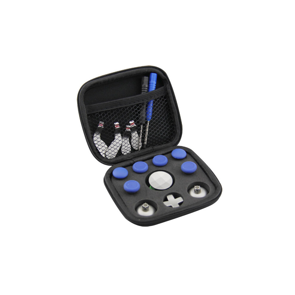 () 18 In 1 Replace Buttons Kit 2 Thumb Joystick Base For Xbox One Elite Controller?Red? Blue/Red 9417278166283
