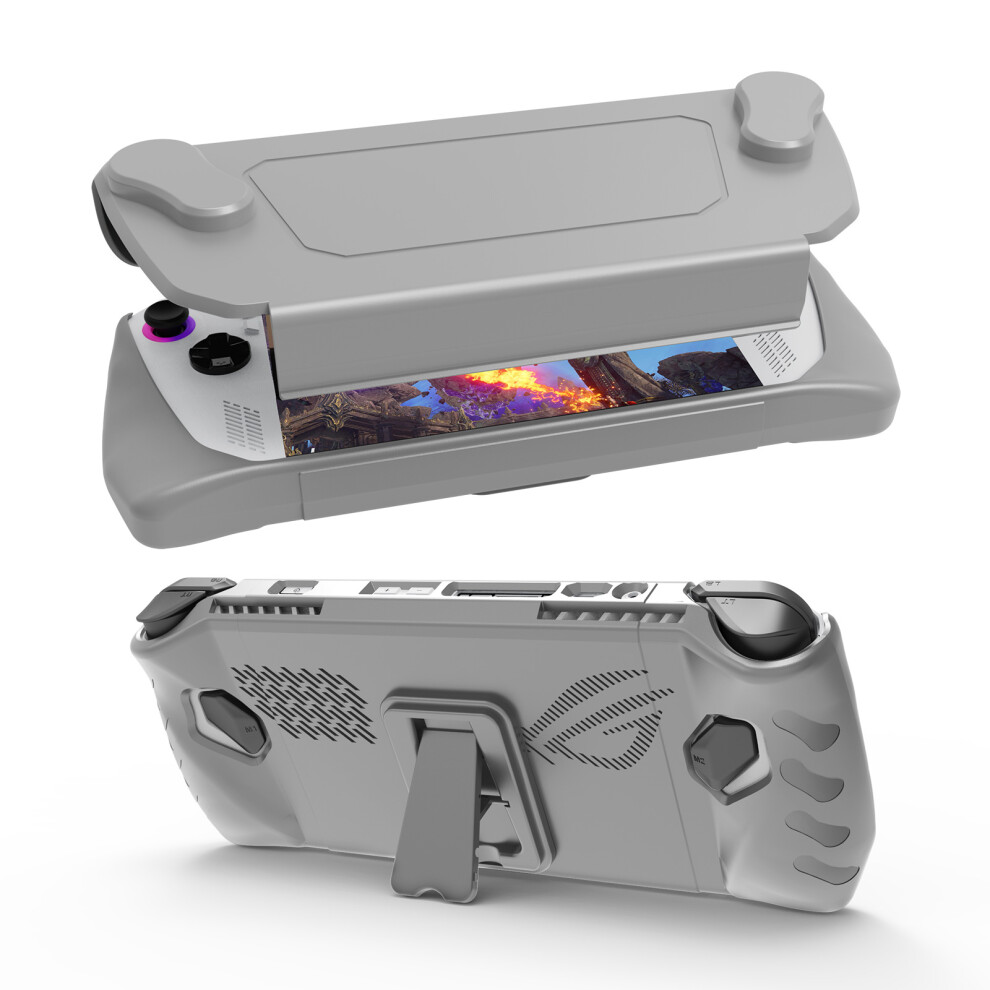 () Case Cover Shell Sleeve Shockproof For Rog Ally Game Console (Black) Grey/Black 9417278166054