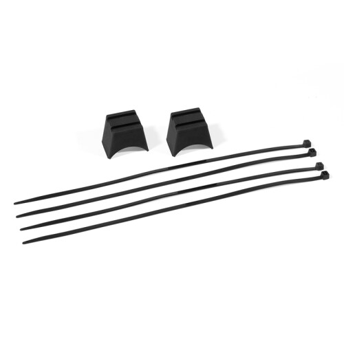 2PCS Universal Rubber Motorcycle Steering Limiter Blocks Protection Drop