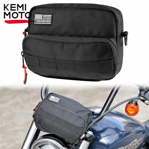 Motorcycle Handlebar Bag Front Storage Bag Universal Motorcycle Bar Bag 1