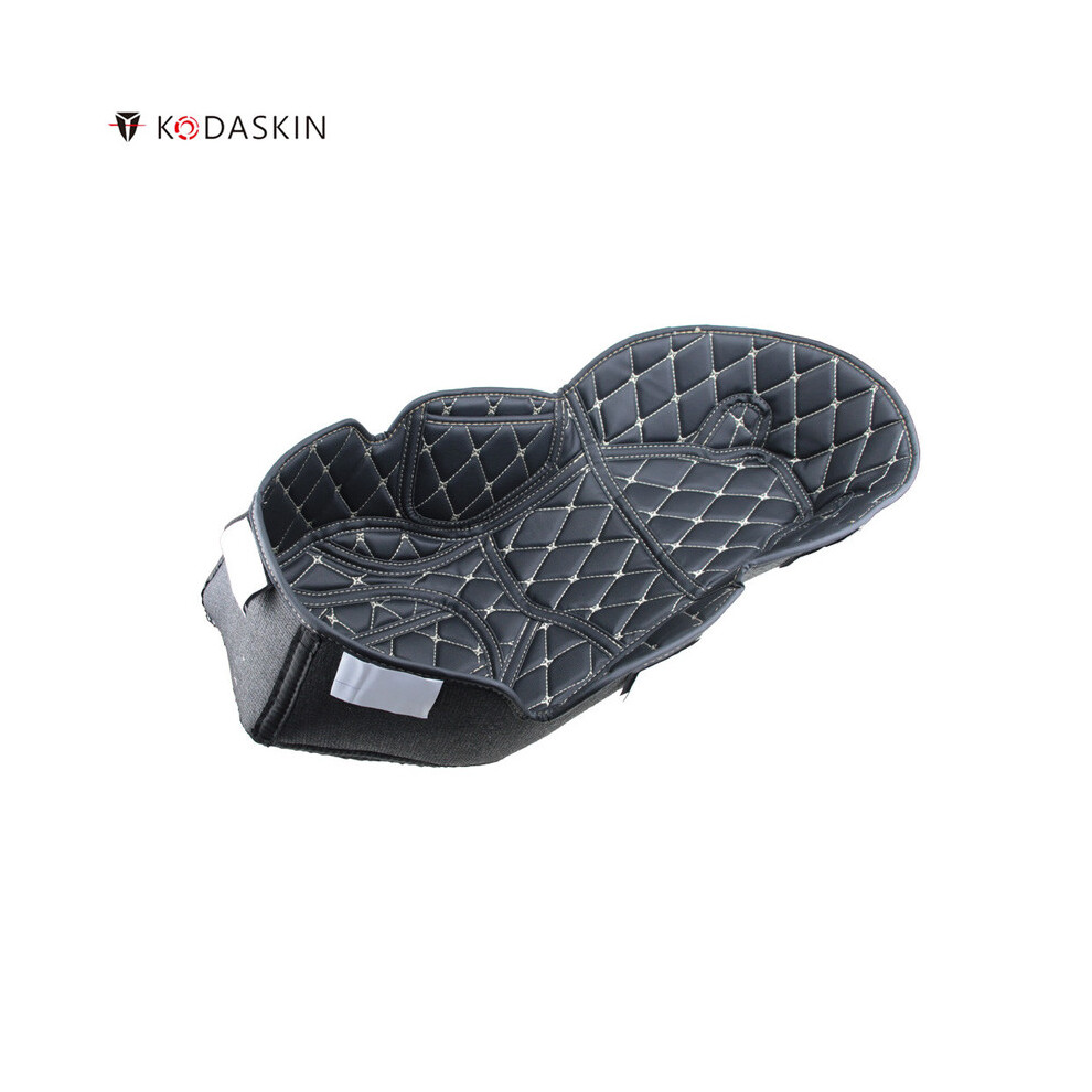 Motorcycle Seat Bucket Pad Storage Box Rear Trunk Cargo Liner Protector Black/Brown 882619853983