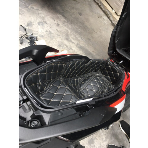 Motorcycle Seat Bucket Pad Storage Box Rear Trunk Cargo Liner Protector 2