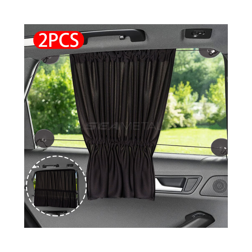 2Pcs Car Sun Shade Curtains Side Vehicle Window Parts  Window Sunshade-image-OPC-PFCCJXY-NEW