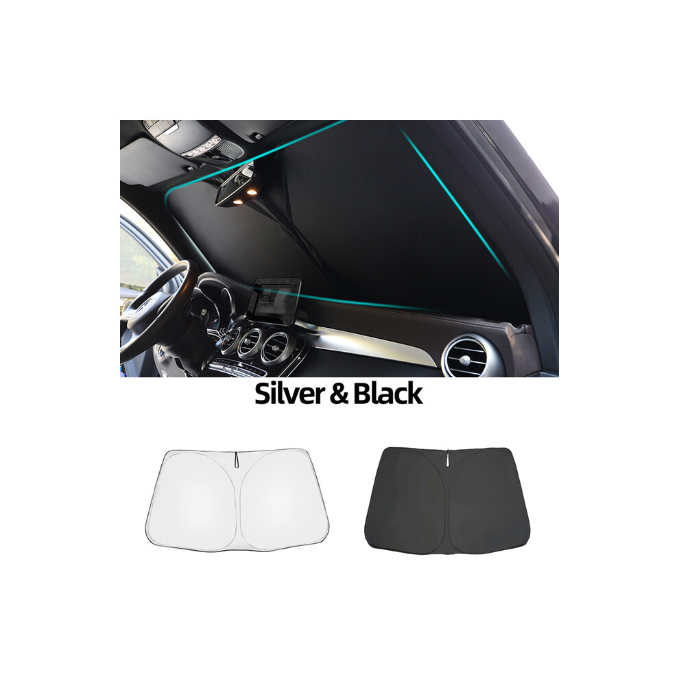 (Sliver) For Mg Zs Suv 2017-2022 Car Sunshade Shield Magnetic Front Windshield 8058963217555