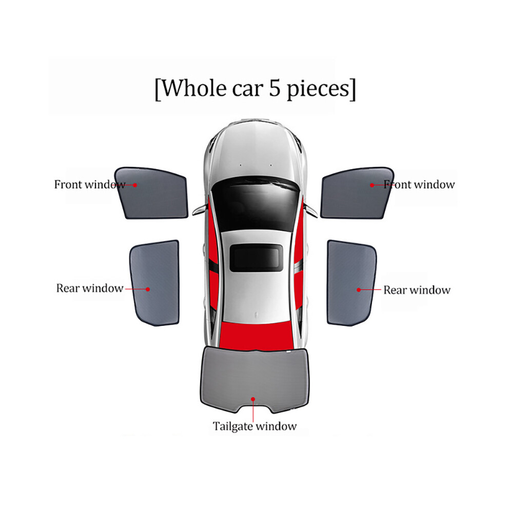 (5Pcs) For Kia Carnival Ka4 2023 2022 2021 2020 Car Sunshade Front Windshield 8058963219559