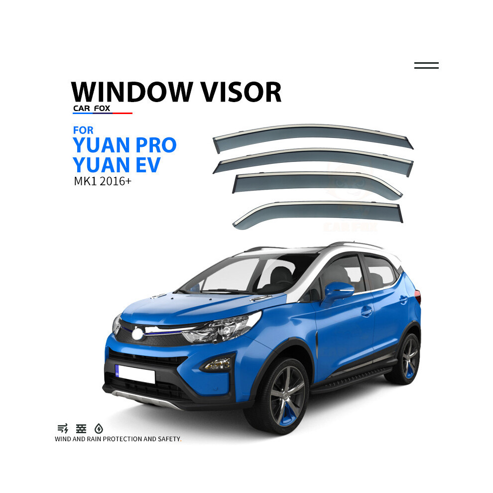 (Yuan Atto 3 22-23) Vehicle Window Parts Window Visor For Byd Yuan Pro Ev 2016 Atto 3 2022-2023 8058963225567