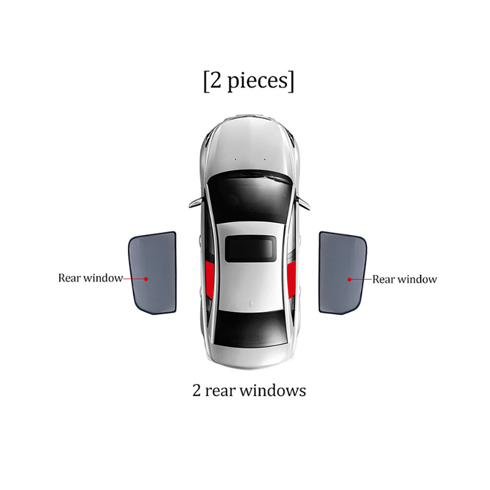 (2Pcs Rear) For Honda Hr-V Hrv Vezel 2022 2023 2024 Car Sunshade Shield Front Windshield 8058963226823
