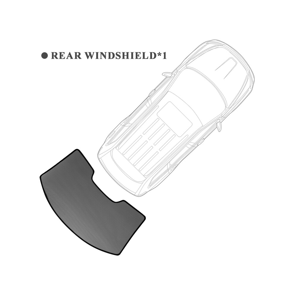 (Back Windshield) For Mitsubishi Outlander Es 2013-2021 Car Sunshade Magnetic Front Windshield 8058963227738