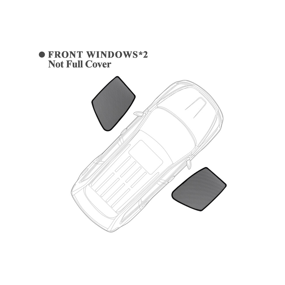 (2Pcs Front Vehicle Window Parts Windows) For Skoda Octavia 5E Sedan 2013-2020 Magnetic Car Sunshade Visor Front 8058963227899