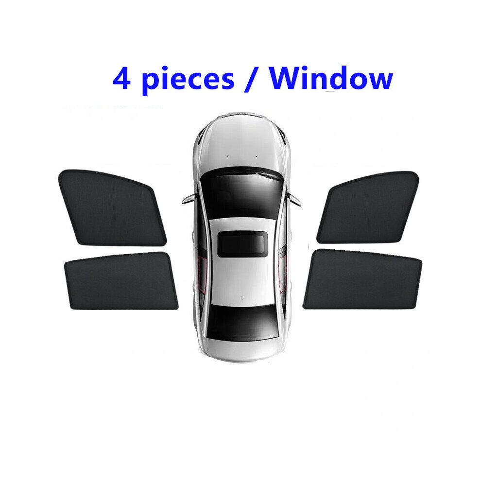 (4Pcs Front Rear) For Bmw 3 Series Touring F31 2012~2019 Wagon Magnetic Sunshade Vehicle 8058963237362