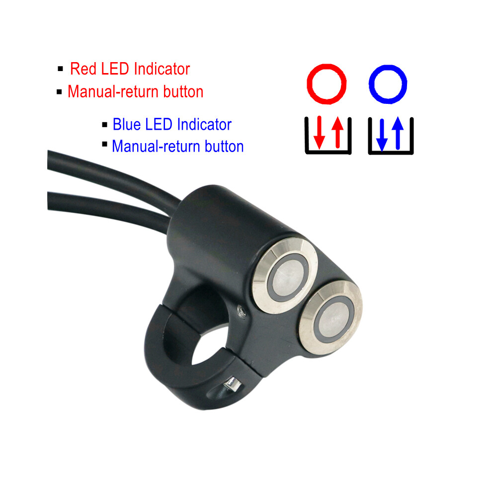 (6) 22Mm Handlebar Motorcycle Switches Atv Scooter Headlight Hazard Brake 882619848156