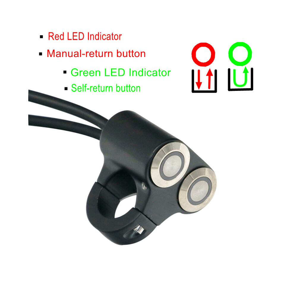 (7) 22Mm Handlebar Motorcycle Switches Atv Scooter Headlight Hazard Brake 882619848163