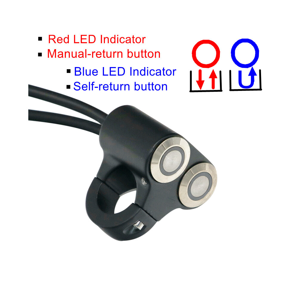 (10) 22Mm Handlebar Motorcycle Switches Atv Scooter Headlight Hazard Brake 882619848187