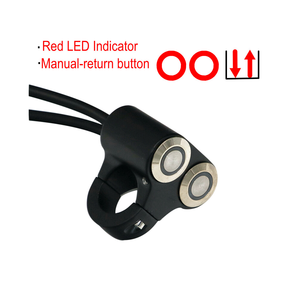 (2) 22Mm Handlebar Motorcycle Switches Atv Scooter Headlight Hazard Brake 882619848095