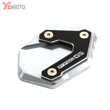(F750GS Silver) Motorcycle Side Stand Extension Kickstand Enlarge Pad Fit For gs 1250