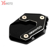(F750GS Black) Motorcycle Side Stand Extension Kickstand Enlarge Pad Fit For gs 1250