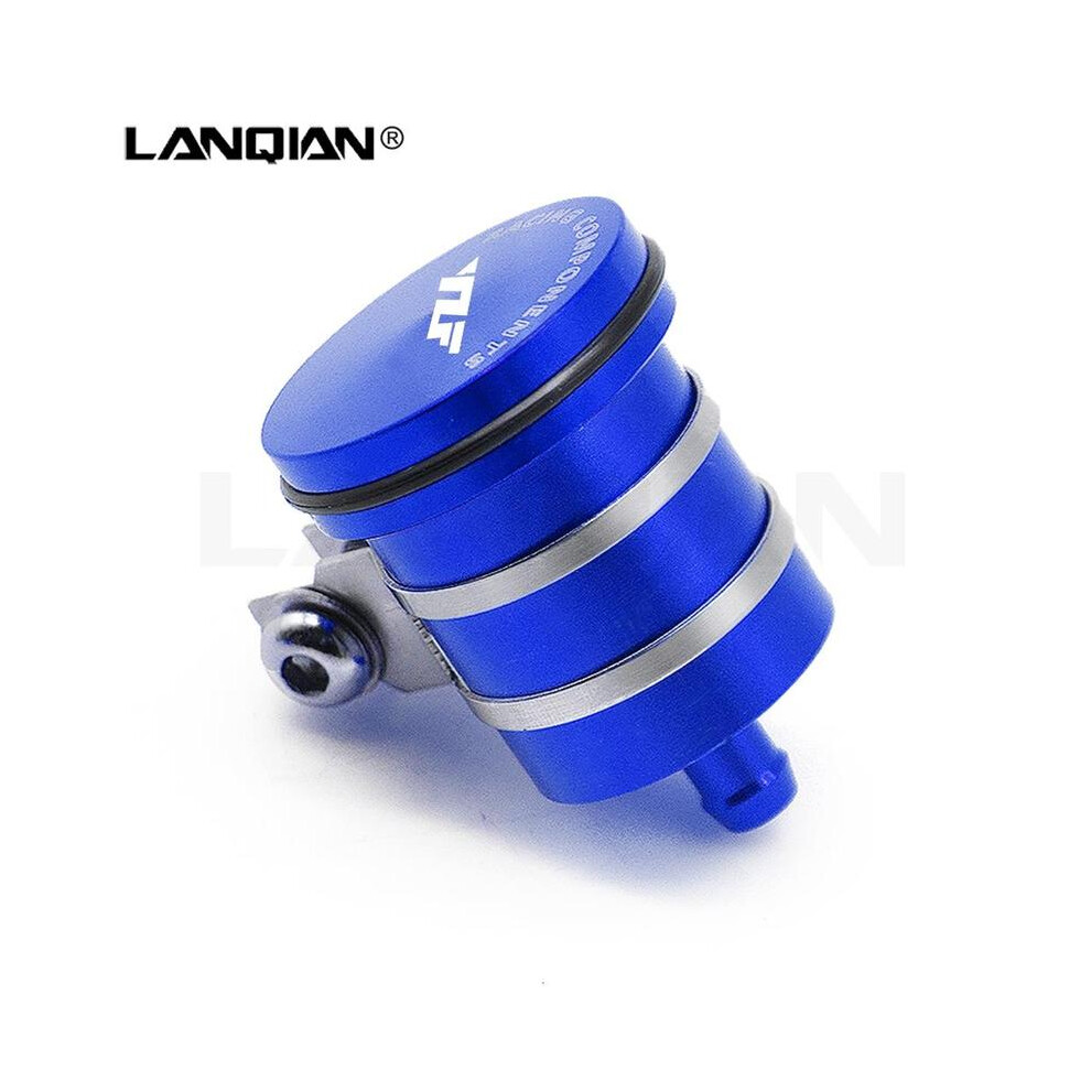 (Blue) For Yamaha Yzf R1 R3 Yzf R6 Motorcycle Cnc Rear Brake Fluid Tank Reservoir Blue 882619851385