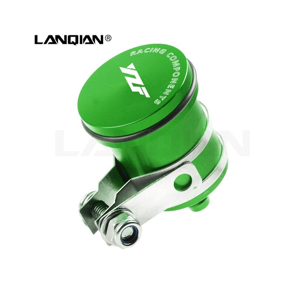 (Green) For Yamaha Yzf R1 R3 Yzf R6 Motorcycle Cnc Rear Brake Fluid Tank Reservoir Green 882619851408