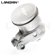 (Sliver) For Yamaha YZF R1 R3 YZF R6 Motorcycle CNC Rear Brake Fluid Tank Reservoir