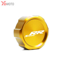 (S1000RR-Gold) Motorcycle CNC Rear Brake Reservoir Cover Cap For BMW S1000R S1000XR S1000RR