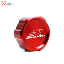 (S1000R-Red) Motorcycle CNC Rear Brake Reservoir Cover Cap For BMW S1000R S1000XR S1000RR