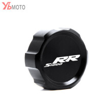 (S1000RR-Black) Motorcycle CNC Rear Brake Reservoir Cover Cap For BMW S1000R S1000XR S1000RR