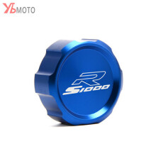 (S1000R-Blue) Motorcycle CNC Rear Brake Reservoir Cover Cap For BMW S1000R S1000XR S1000RR