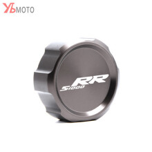 (S1000RR-Titanium) Motorcycle CNC Rear Brake Reservoir Cover Cap For BMW S1000R S1000XR S1000RR