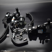 Motorcycle CNC Brake Master Cylinder Piston 17.5mm Clutch Lever Assembly