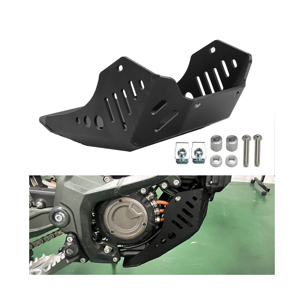 Motorcycle Engine Chassis Guard Shield For Sur-Ron Surron Ultra Bee E-Bike Black 9123213551495