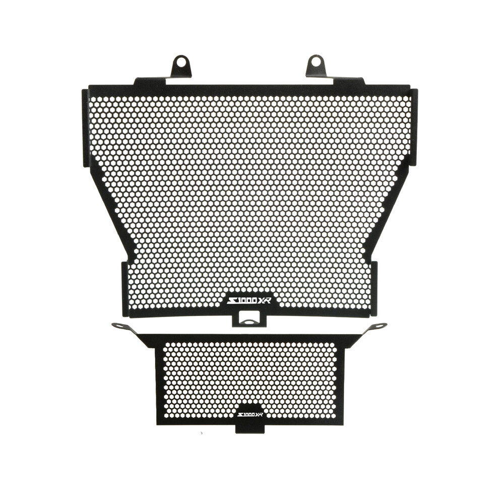 (S1000xr Logo) Motorcycle Radiator Grille Guard Cover Oil Cooler Guard Set For Bmw S1000r Black 882619854720